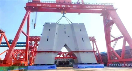 Kingda 500 tons gantry crane for highway-railway construction